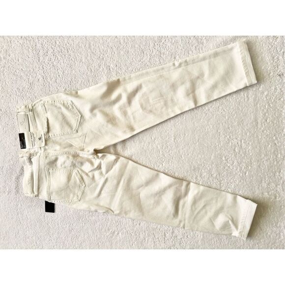 Lauren Ralph Lauren Womens Comfort Stretch Relaxed Eyelet Jeans Size 0 White - Picture 7 of 8